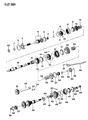 Diagram for 1992 Jeep Cherokee Synchronizer Ring - 83500566