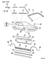 Diagram for 1993 Chrysler LeBaron Door Moldings - 5261721