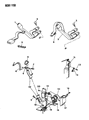 Diagram for 1990 Dodge Ramcharger Seat Belt - L686JS8