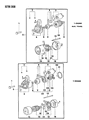 Diagram for 1993 Dodge Ram 50 Starter Motor - MD172860