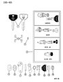 Diagram for Dodge Neon Door Lock Cylinder - 4746928