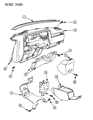 Diagram for 1993 Dodge Dynasty Door Lock Actuator - GV27LAZ