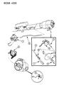 Diagram for Dodge Ramcharger Headlight Switch - 4360143