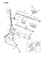 Diagram for Chrysler New Yorker Rack And Pinion - R0400206