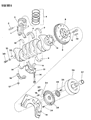 Diagram for Chrysler LeBaron Crankshaft - 4483196