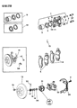 Diagram for Dodge Daytona Brake Pad - V1012715AB