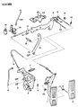 Diagram for 1986 Jeep Comanche Accelerator Cable - 53000038