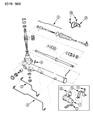 Diagram for 1989 Dodge Daytona Rack And Pinion - R0400215