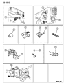 Diagram for 1996 Dodge Grand Caravan Brake Light Switch - 56042021