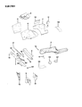 Diagram for 1991 Jeep Grand Wagoneer Battery Tray - 55015210