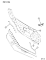 Diagram for 1996 Dodge Viper Door Seal - 4709252