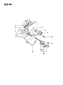 Diagram for Dodge Ram 50 EGR Valve - MD155224