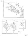 Diagram for 1992 Dodge Stealth Brake Caliper Piston - MB857837