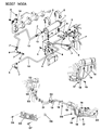 Diagram for 1995 Dodge Ram 3500 Transmission Oil Cooler Hose - 4428123