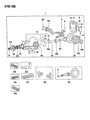 Diagram for 1991 Dodge Colt Pinion Bearing - MB393955