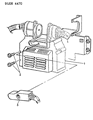 Diagram for 1993 Jeep Grand Cherokee Engine Control Module - R6027803