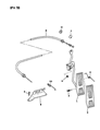 Diagram for 1992 Dodge Monaco Throttle Cable - 5269190