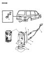 Diagram for 1990 Chrysler Town & Country Tail Light - 4399698