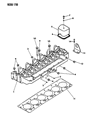 Diagram for Dodge D250 Cylinder Head - R5013850AA