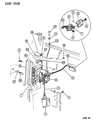 Diagram for Dodge W150 Rear Door Striker - 55074543