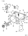 Diagram for 1995 Dodge Ram 1500 Thermostat Gasket - 53005868