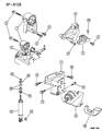 Diagram for 1995 Dodge Neon Engine Mount - 4668171