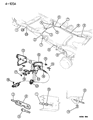 Diagram for Dodge Dakota Parking Brake Cable - 4294385