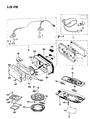 Diagram for Jeep Grand Wagoneer Dome Light - J3234114