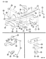 Diagram for 1996 Dodge Ram Wagon Shock Absorber - 4740244