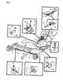 Diagram for 1985 Dodge Charger Parking Brake Cable - 4294412