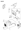 Diagram for 1995 Jeep Wrangler License Plate - 55007403