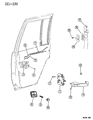 Diagram for 1996 Jeep Grand Cherokee Door Lock Actuator - 4798917