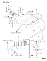 Diagram for 1995 Dodge Spirit EGR Valve Gasket - 4612184