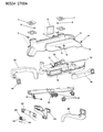 Diagram for Dodge Ram Van Blower Motor Resistor - 56003525