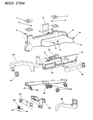 Diagram for 1991 Dodge Ram Wagon Blower Motor Resistor - 56003525