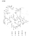 Diagram for 1987 Jeep Grand Wagoneer Seat Belt - 5AH02JH9