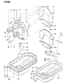 Diagram for Chrysler Conquest Dipstick Tube - MD073302