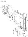 Diagram for Dodge Door Hinge - 55076269