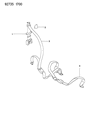 Diagram for Dodge Colt Seat Belt - MR717620