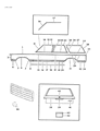 Diagram for Chrysler Imperial Door Moldings - 4057555