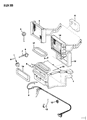 Diagram for 1992 Jeep Cherokee Heater Core - 56001321