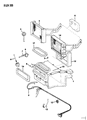 Diagram for 1991 Jeep Comanche Heater Core - 56001321