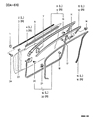 Diagram for 2000 Chrysler Sebring Door Moldings - MB914046