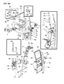 Diagram for 1984 Dodge Ram Van Door Latch Assembly - 4083620