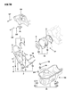 Diagram for Dodge Spirit Timing Cover - MD104024