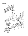 Diagram for 1985 Dodge Conquest Flywheel - MD012876