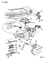 Diagram for 1992 Dodge Viper Back Up Light - 4642102
