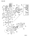 Diagram for 1995 Dodge Dakota Piston - 4773037