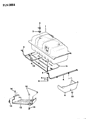 Diagram for Jeep Comanche Fuel Tank Skid Plate - 52002810