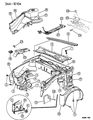 Diagram for 1992 Chrysler LeBaron Wheelhouse - 4386326